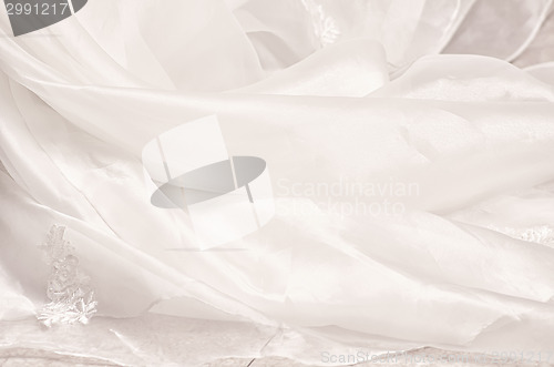 Image of Wedding Gown Texture