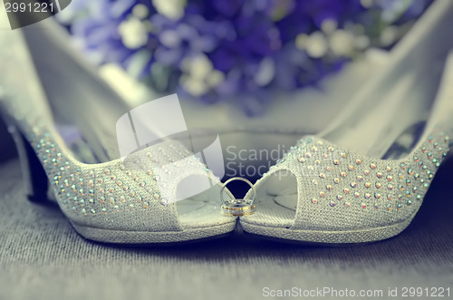 Image of Beaded Bride Shoes