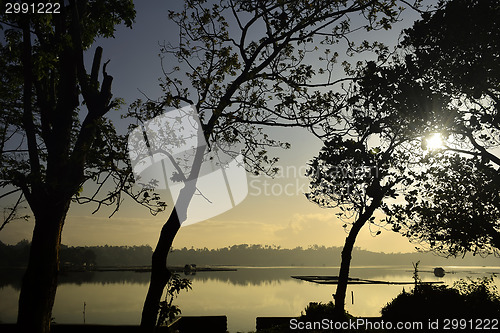 Image of Fiery Sunrise Lake