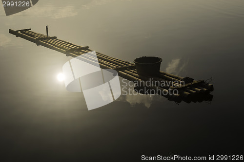 Image of Fishing Bamboo Raft