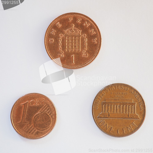 Image of One cent coins