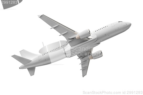 Image of Airplane isolated on a white background