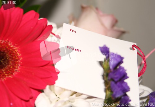 Image of gift of flowers