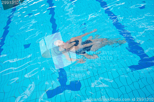 Image of help and rescue on swimming pool