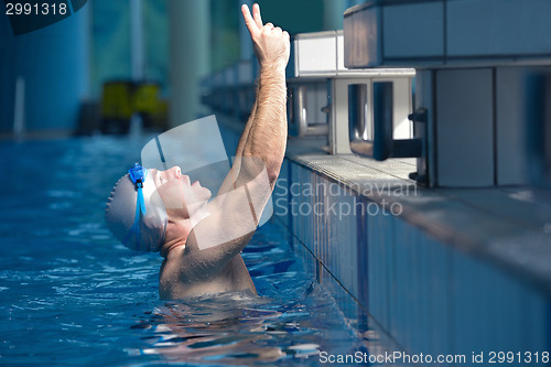 Image of swimmer athlete