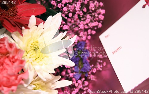 Image of gift of flowers