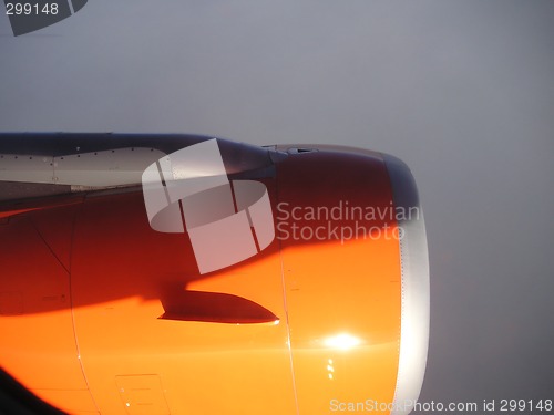 Image of aeroplane engine
