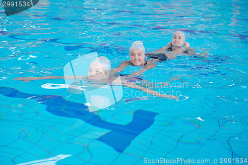 Image of help and rescue on swimming pool