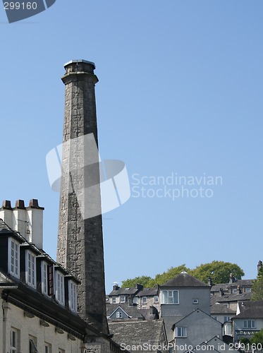 Image of large industrial chimney