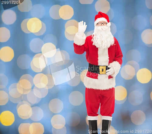 Image of man in costume of santa claus