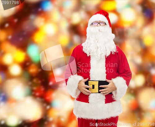 Image of man in costume of santa claus