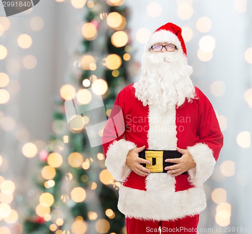Image of man in costume of santa claus