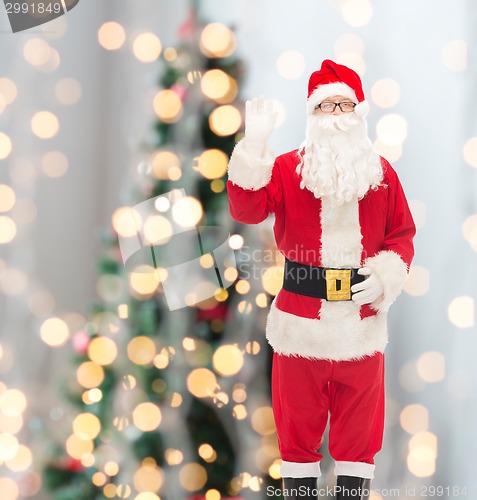 Image of man in costume of santa claus