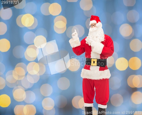 Image of man in costume of santa claus