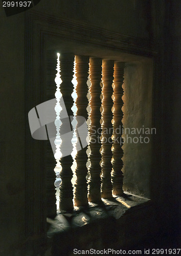 Image of Angkor Wat Temple window