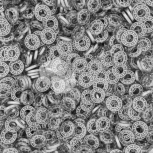 Image of Background composed of many bearings