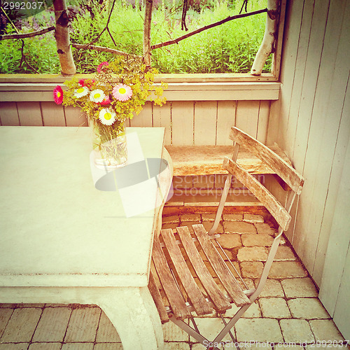 Image of Interior of a rustic house