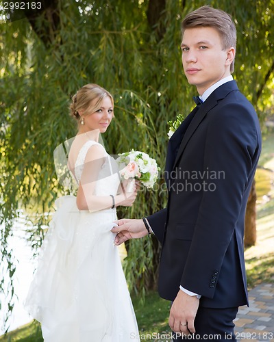 Image of Beautiful wedding couple
