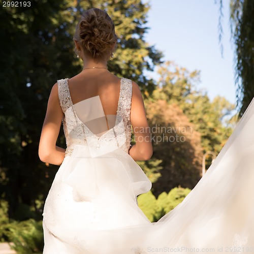 Image of Portrait of beautiful bride.