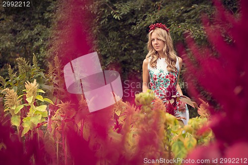 Image of Portrait of beautiful bride.