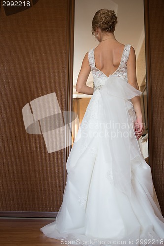Image of Portrait of beautiful bride.