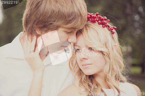 Image of Beautiful wedding couple