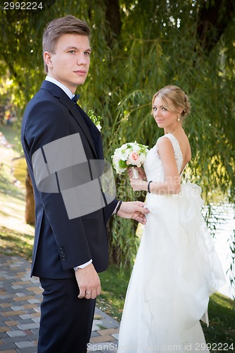 Image of Beautiful wedding couple