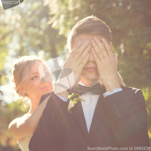 Image of Beautiful wedding couple