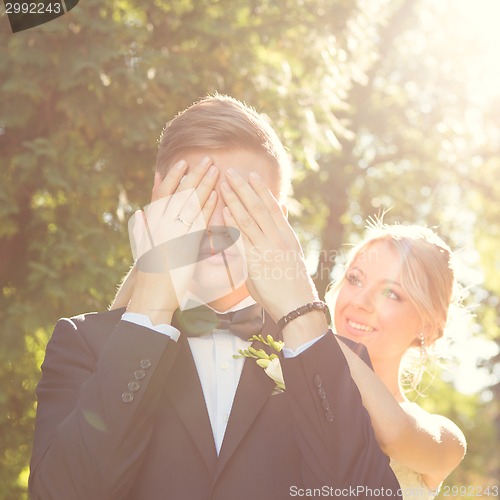 Image of Beautiful wedding couple