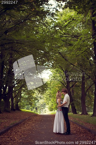Image of Beautiful wedding couple