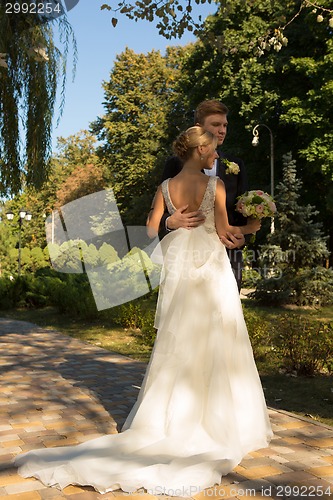 Image of Beautiful wedding couple