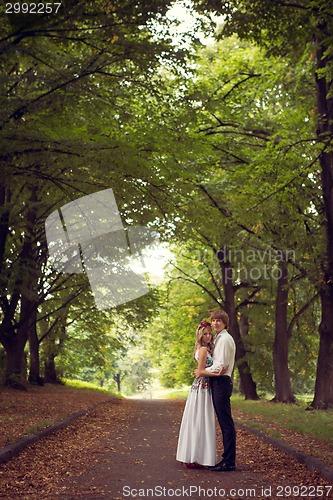 Image of Beautiful wedding couple