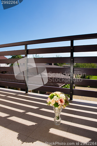 Image of wedding bouquet, flowers, roses, beautiful bouquet