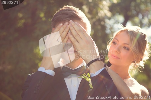 Image of Beautiful wedding couple