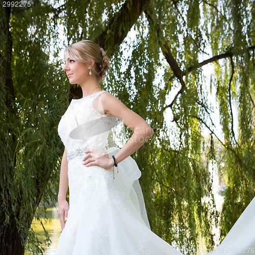 Image of Portrait of beautiful bride.