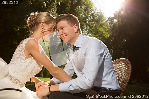 Image of Beautiful wedding couple