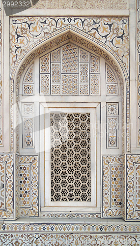 Image of Jali window in Agra