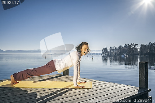 Image of yoga woman