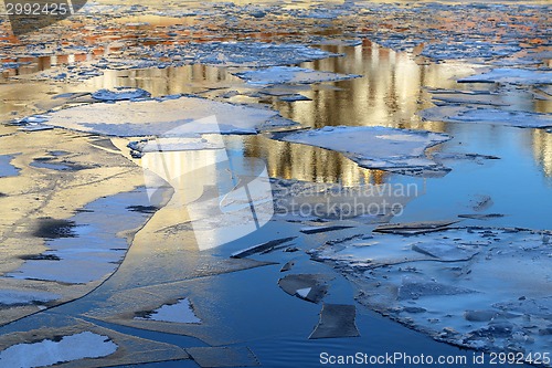 Image of Reflection of the Moscow Kremlin