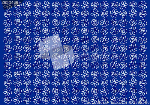 Image of Texture. Pattern on a blue background.