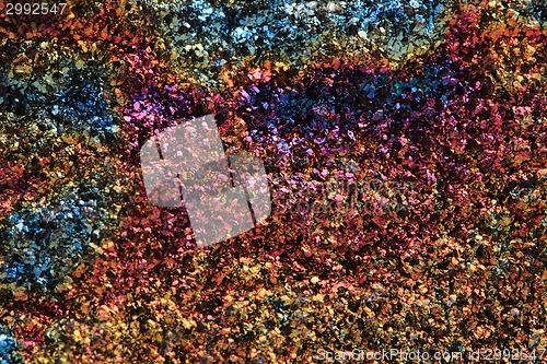 Image of rainbow metal background