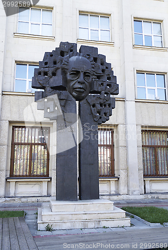 Image of John Atanasoff monument in Sofia