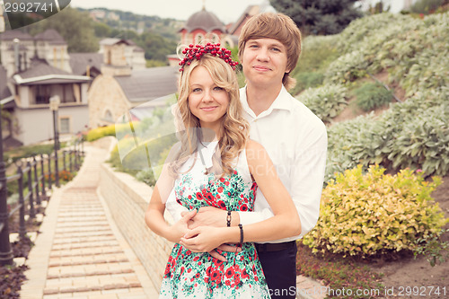 Image of Beautiful wedding couple