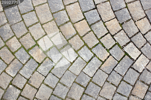 Image of rectangular stone pavement