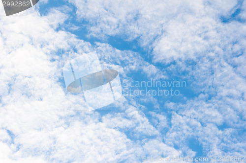 Image of Blue sky and clouds