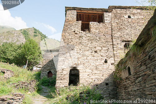 Image of Shatili town castle