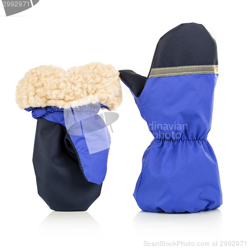 Image of Children's autumn-winter mittens
