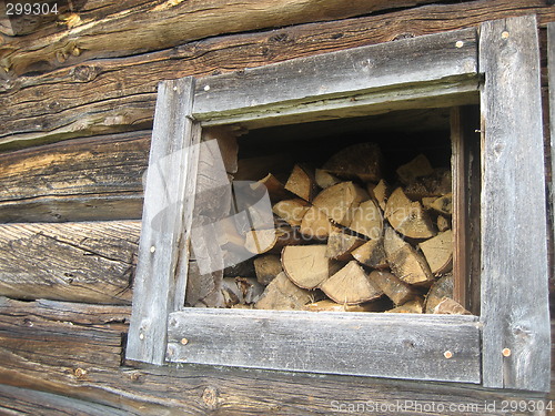 Image of Window in old farm building