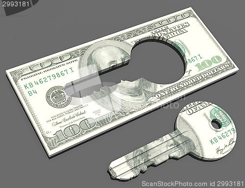 Image of the key to success