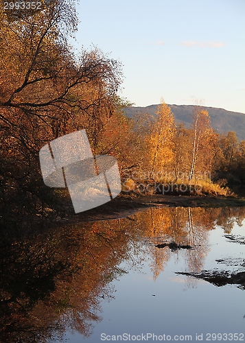 Image of Autumn by the river Gaula